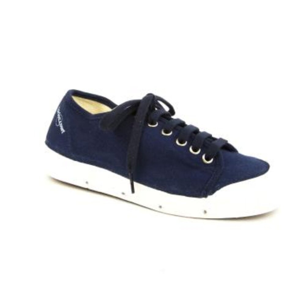 Spring Court bachette caoutchouc marine fox blanc navy / fxg white Canvas G2W Sn